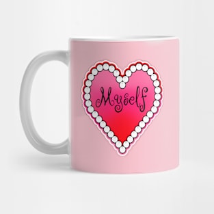 love yourself heart Mug